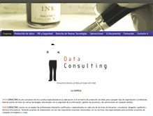 Tablet Screenshot of data-consulting.es
